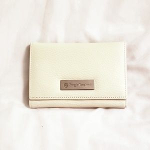 White leather wallet NWT